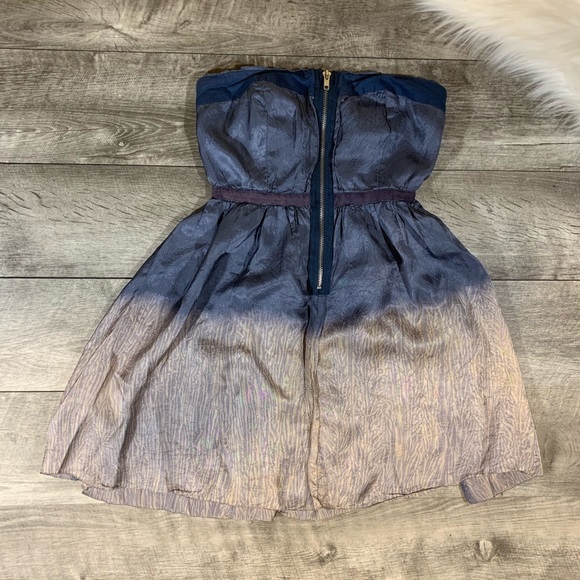 Free People Dresses & Skirts - Free People 100% Acetate Strapless Ombré Dress/top